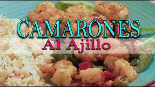 👩‍🍳Camarones Al Ajillo Con Espinacas 【RECETA FACIL】 [upl. by Fanni]