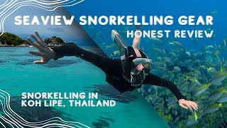 Testing Seaview’s Unique and Safe V3 Full Face Snorkel Mask in Beautiful Koh Lipe Thailand [upl. by Ahsatsana]