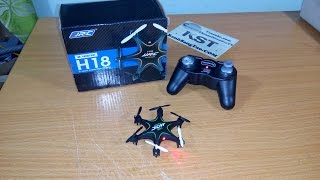 Unboxing Quadcopter Mini Drone H18 24Ghz 4CH  CNDirect [upl. by Sam]