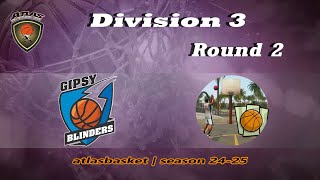 Atlasbasket  Div 3Round 2  GIPSY BLINDERS vs SAN ANDREAS [upl. by Siblee500]