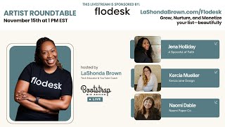 Artist Roundtable Sponsored by Flodesk [upl. by Morley]