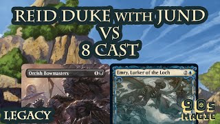 Reid Duke Jund vs 8 Cast MTG Legacy [upl. by Anoblav]