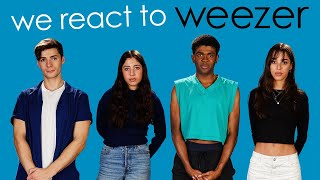 Gen Z Reacts To Weezer Say It Aint So Island In The Sun Buddy Holly  React [upl. by Base]