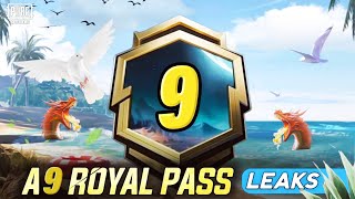 ✅ A9 ROYAL PASS  1 TO 100 RP REWARDS  ACE 9 ROYAL PASS LEAKS  A9 ROYAL PASS PUBG MOBILEBGMI [upl. by Lunsford]