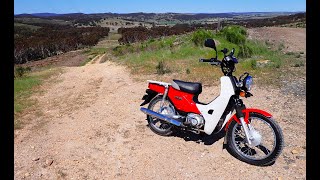 Honda Postie Bike NBC110  Steep Hill Climb [upl. by Anetsirk]