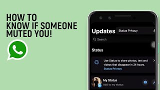 How To Know If Someone Muted You On WhatsApp easy [upl. by Hudson510]