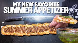 MY NEW FAVORITE GRILLED SUMMER APPETIZEROH SNAP  SAM THE COOKING GUY [upl. by Atiuqrahc604]