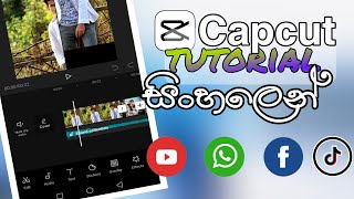 Capcut video edithing tutorial sinhala  Editor lk [upl. by Akzseinga]