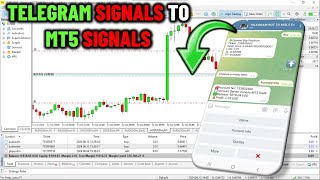 How to Send Telegram Signals to MQL5MT5 Signals📢 Open Trades Get Info PART 523  Integration [upl. by Hillell474]