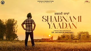 Shabnami Yaada’n  Satinder Sartaaj  Travel Diaries  Beat Minister  New Punjabi Song 2024 [upl. by Nevart]