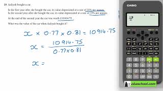 Edexcel GCSE Maths past papers November 2022 Calculator Paper 2 Higher Q10 [upl. by Kessiah466]