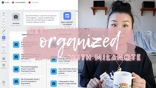 Organizing and Planning with Milanote  How I Use Milanote to Plan my YouTube and Projects [upl. by Nile]