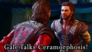 Gale Dark Urge Romance  Part 3  Mirror Image amp Ceramorphosis Chat at Camp  Baldurs Gate 3 [upl. by Anik]