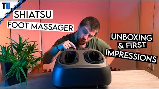 Arealer Shiatsu Foot Massager  Unbox and First Impressions [upl. by Leahci]