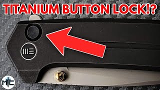 A NEW TITANIUM BUTTON LOCK  WE Culex Unboxing [upl. by Raffin271]