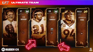 MUT 24 Ultimate Legends LIVE 98 Deion Dierdorf and NMS market update to make coins [upl. by Dearman494]