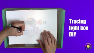 Tracing Light box DIY  5 minute craft [upl. by Caruso]