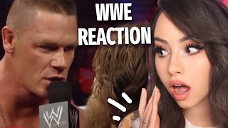 Girl Watches WWE Hilarious Shouts from Fans at Wrestling Shows REACTION  4 [upl. by Yelir]