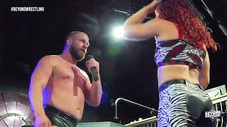 quotDid you feel I was a danger in the locker roomquot Drew Gulak to Masha Slamovich  Beyond Wrestling [upl. by Adimra]