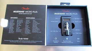 Bass Musician Magazine Reviews  Fender Mustang® Micro Plus [upl. by Ekaj]