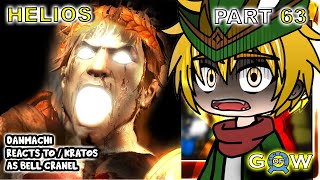 Danmachi react to bell as KRATOS Part 63  GOW Ragnarök  Gacha Club React [upl. by Adgam]