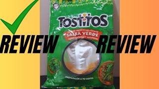 Tostitos Salsa Verde Tortilla Chips Review [upl. by Atinehc]