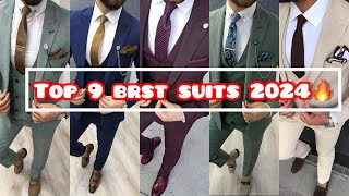 Top 9 Most Stylish Suits For Men 2024  ATTRACTIVE Blazers Outfits For Men  Style Coat Pants 🔥 [upl. by Marga429]