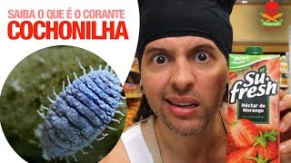 SAIBA TUDO SOBRE O CORANTE VERMELHO CARMIN  COCHONILHA • VegetariRANGO [upl. by Nwahsir416]