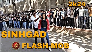 SINHGAD KARANDAK FLASH MOB 2024  SINHGAD KARANDAK 2024  SINHGAD FLASHMOB  AKSHAY VLOG [upl. by Derej815]