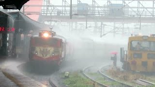 16 in 1 Trains One Amazing Rainy Day  Unique Coverage  Trains in Cool Rain  Indian Railways [upl. by Ainolloppa]