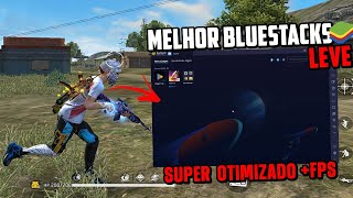 DESCOBRI O MELHOR EMULADOR BLUESTACKS LEVE PARA QUALQUER PC FRACO MELHORES CONFIGURAÇÕES 🔥🚀 FREEFIRE [upl. by Airrotal]