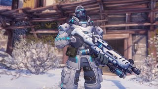 Overwatch Winter Event  Season 7 Moments  Widow  Cree  Soldier Montage [upl. by Aldwin]