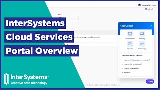 InterSystems Cloud Services Portal Overview [upl. by Berthe]