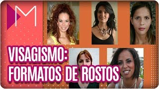 Visagismo formatos de rostos  Mulheres 230318 [upl. by Eirameinna]