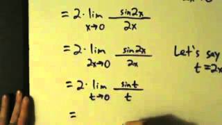 Calculus I  Limits  Special Trig Limits  Examples 1 and 2 [upl. by Wendall]