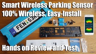 Smart Wireless Parking Sensor  100 Wireless EasyInstall Hands on Review and Test [upl. by Rexana]