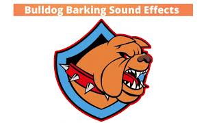 Bulldog Barking Dog Sound Effect Dog Barking [upl. by Krishna]