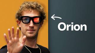 Exclusive We tried Metas AR glasses with Mark Zuckerberg [upl. by Dilisio]