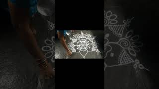 Treditional PADI kolam rangoli diesion daily easy rangoli 🌹💐 [upl. by Rohpotsirhc]