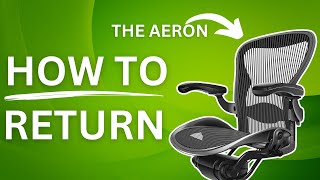 How To Disassemble and Return Your Aeron Classic Office Chair [upl. by Analiese]