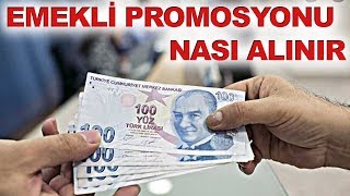 Emekli Promosyonu Nasıl Alınır  Emekli Promosyon Ne Zaman Verilecek 2020  Emekliye Ziraat Banka [upl. by Maxwell28]