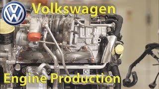 Volkswagen TSI Engine Production Chemnitz Germany VW Factory Engine Assembly [upl. by Reiche]