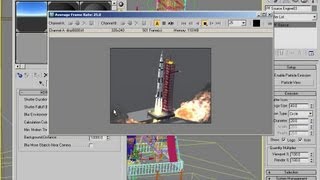 Rocket Plume  3ds Max Particle Flow Tutorial [upl. by Bough187]