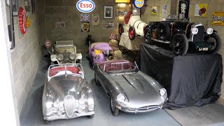 Dad Has Impressive Vintage Pedal Car Collection [upl. by Ymor708]