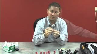 How To Use The Panduit Fiber Optic Termination Kit  Falcon Technologies Inc [upl. by Celestyn]