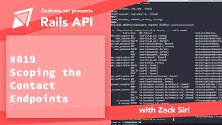 Rails API Scoping the Contact Endpoints  019 [upl. by Breh]