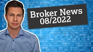 Broker News 082022 Flatex DEGIRO DADAT easybank Bux Zero own360SunriseLightyear Wealthseed [upl. by Elleuqram]