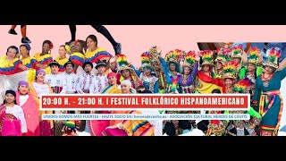 Festival folcórico hispanoamericano en HISPANIDAD CARTAGENA 2024 [upl. by Aisitel]