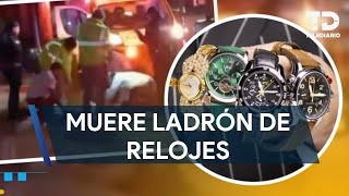 Muere presunto delincuente venezolano que se dedicaba al robo de relojes en Guadalajara [upl. by Enifesoj]