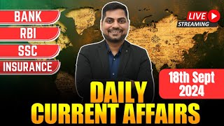 18th September 2024 Current Affairs Today  Daily Current Affairs  News Analysis Kapil Kathpal [upl. by Narbig]